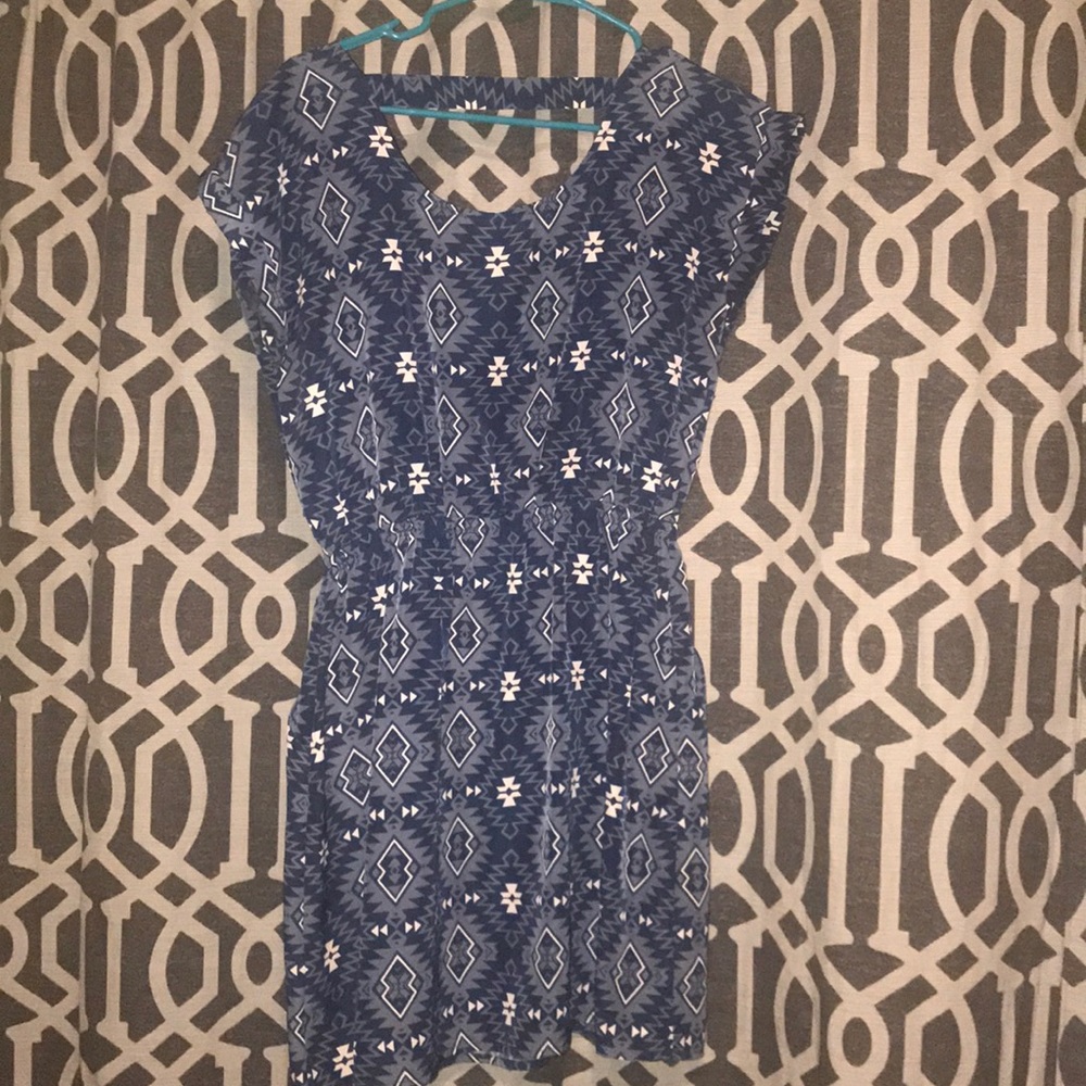 Blue dress
